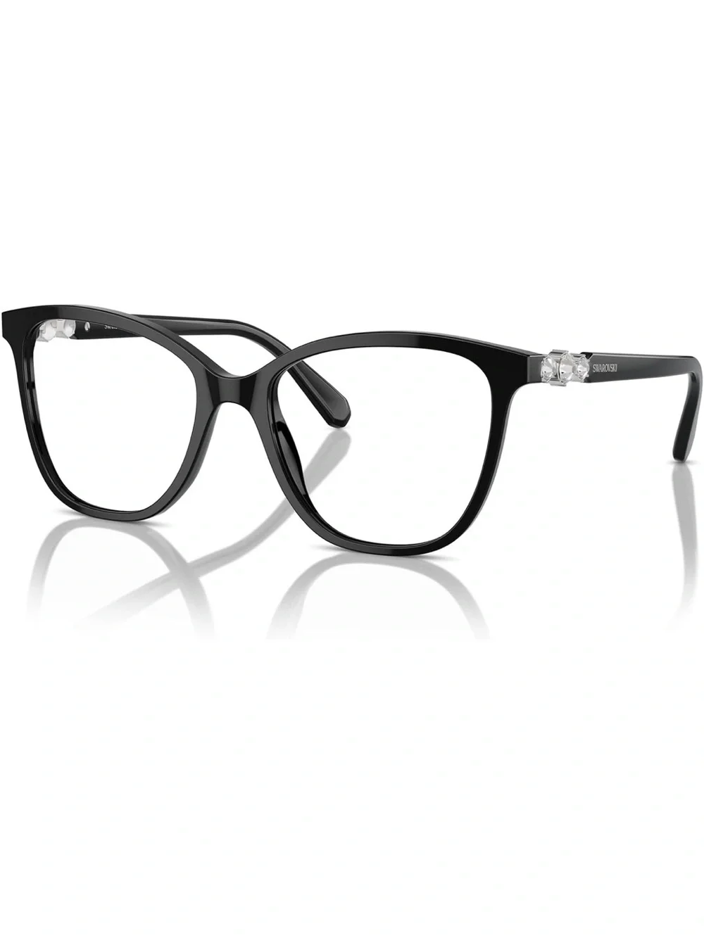 Swarovski Black Cat-Eye Women's Glasses